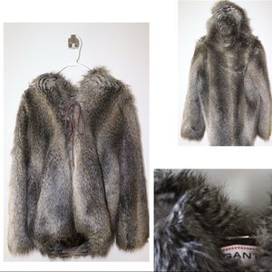 Oversized Faux Fur Jacket